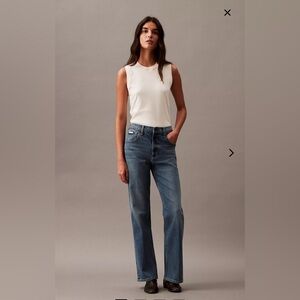 Calvin Klein original bootcut jeans - tinted stone wash- size 28